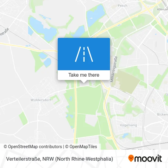 Verteilerstraße map