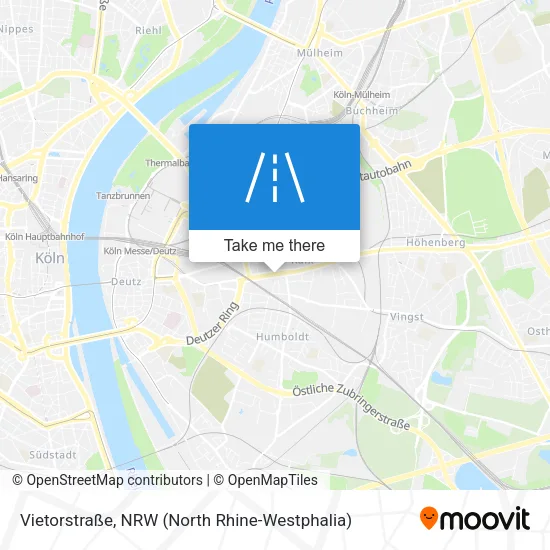 Vietorstraße map