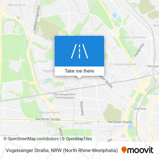 Vogelsanger Straße map