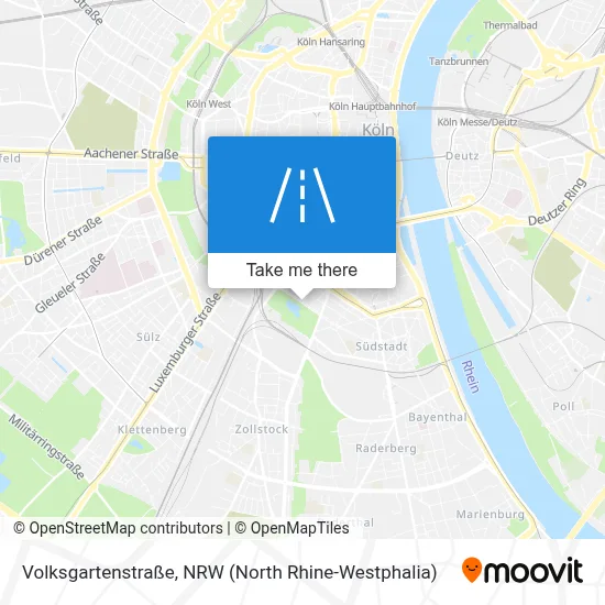 Volksgartenstraße map