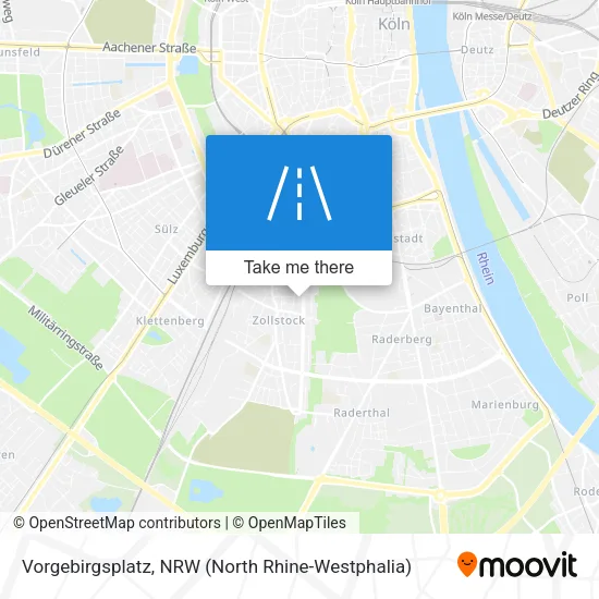 Карта Vorgebirgsplatz