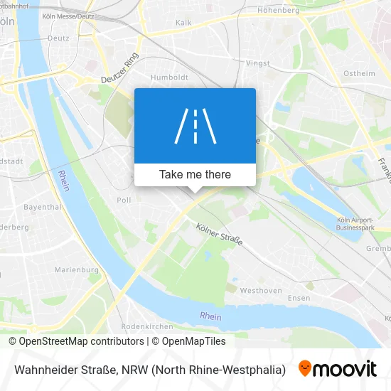 Карта Wahnheider Straße