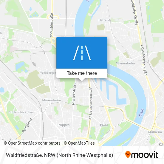 Waldfriedstraße map