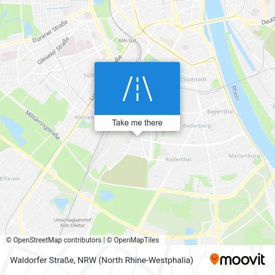 Waldorfer Straße map