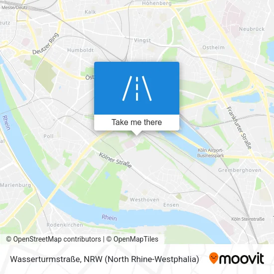 Карта Wasserturmstraße