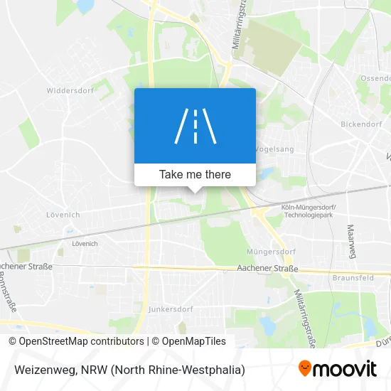 Карта Weizenweg