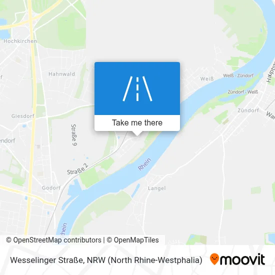 Wesselinger Straße map