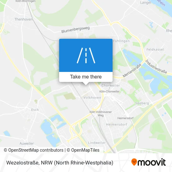 Карта Wezelostraße