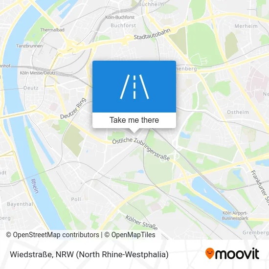 Карта Wiedstraße