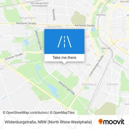Wildenburgstraße map