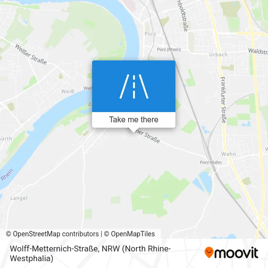 Карта Wolff-Metternich-Straße