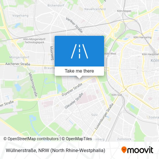 Wüllnerstraße map