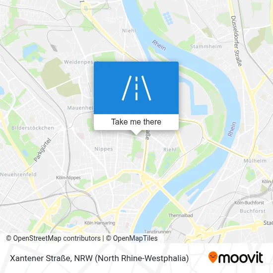 Xantener Straße map