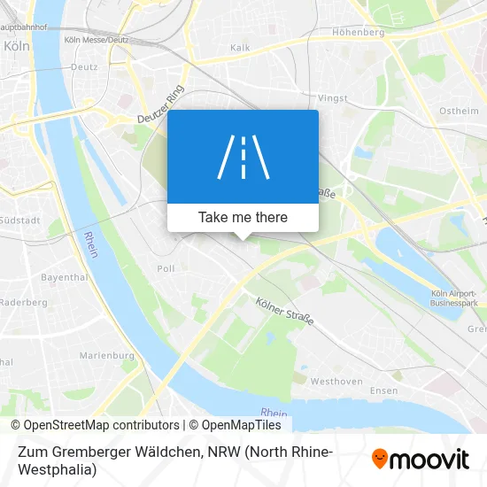 Zum Gremberger Wäldchen map