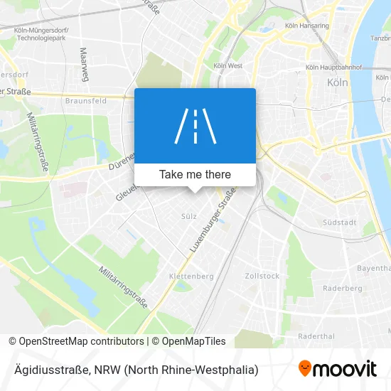 Карта Ägidiusstraße