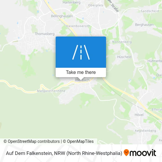 Карта Auf Dem Falkenstein