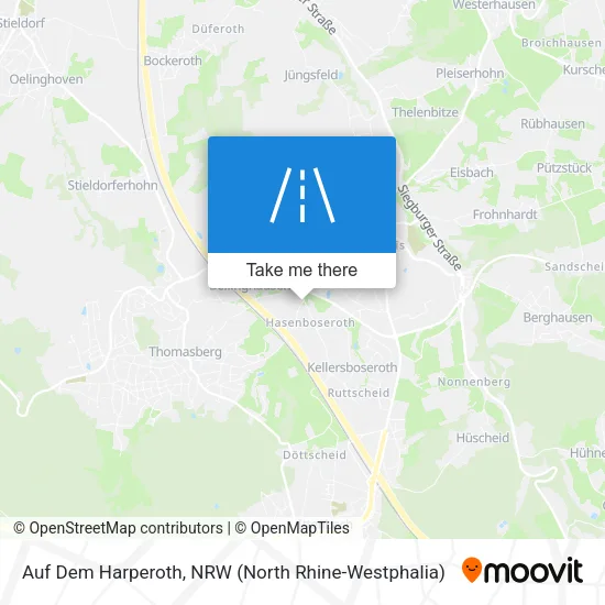 Карта Auf Dem Harperoth