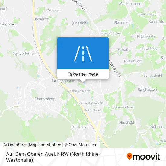 Карта Auf Dem Oberen Auel