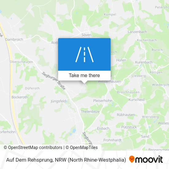 Карта Auf Dem Rehsprung