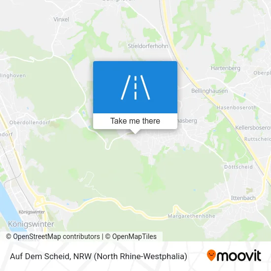 Карта Auf Dem Scheid