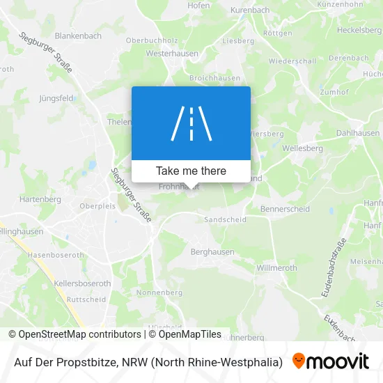Карта Auf Der Propstbitze