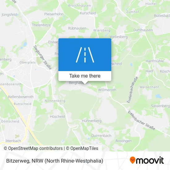 Bitzerweg map