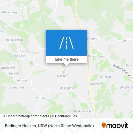 Bödinger Hecken map