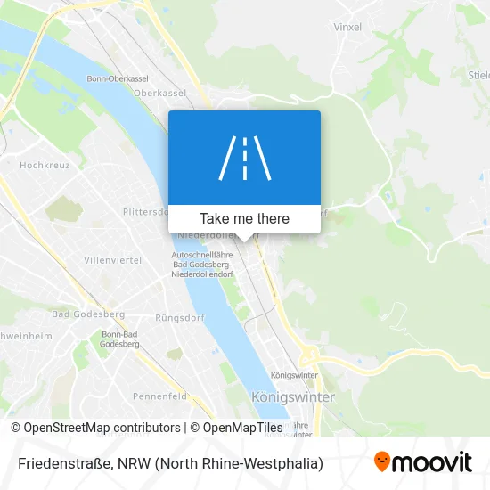 Карта Friedenstraße
