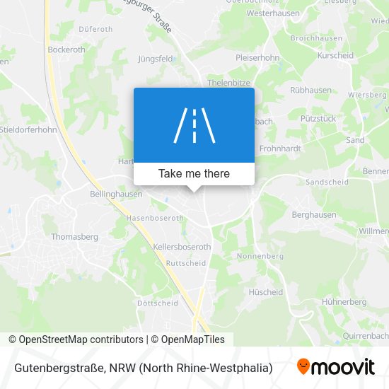 Gutenbergstraße map