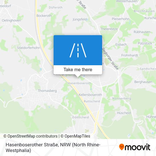 Hasenboserother Straße map