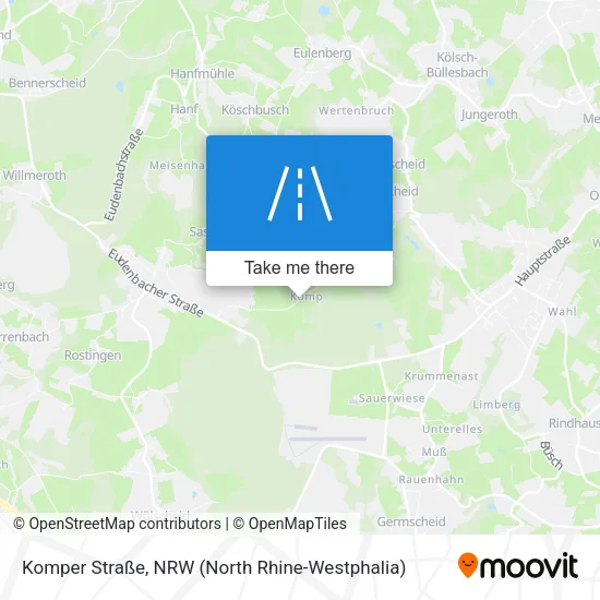 Карта Komper Straße