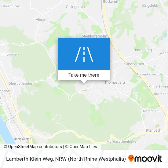 Lamberth-Klein-Weg map