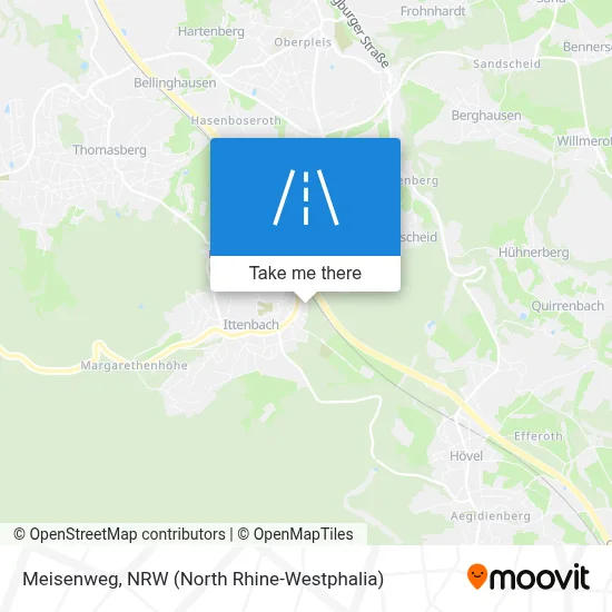 Meisenweg map