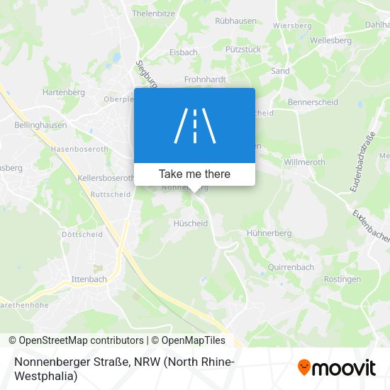 Nonnenberger Straße map
