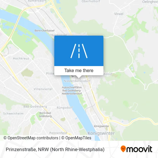 Карта Prinzenstraße