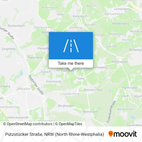 Карта Pützstücker Straße