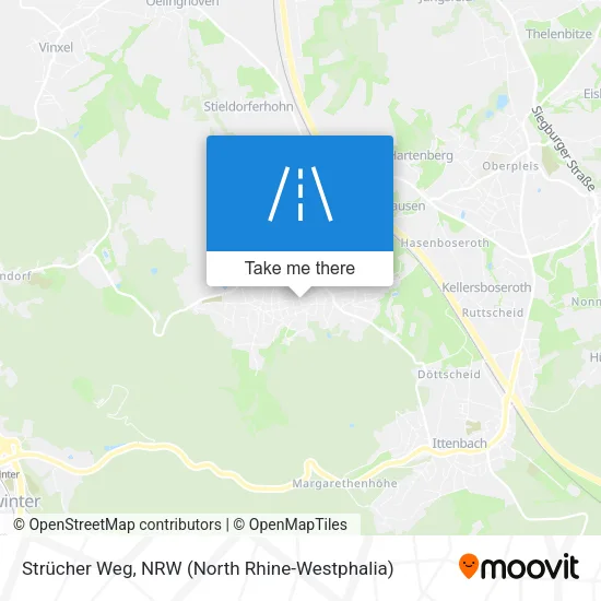 Карта Strücher Weg
