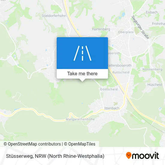 Stüsserweg map