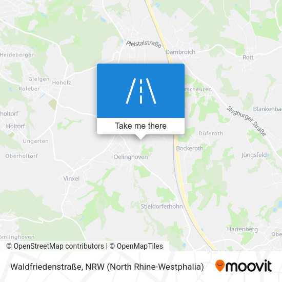 Waldfriedenstraße map