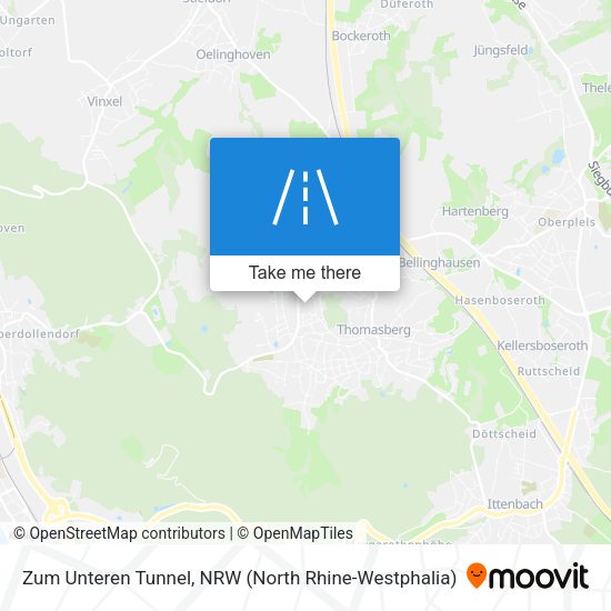 Zum Unteren Tunnel map