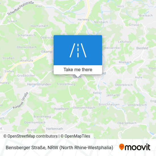 Bensberger Straße map