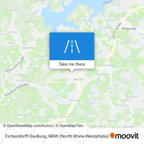 Карта Eichendorff-Siedlung