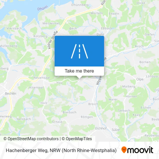 Карта Hachenberger Weg