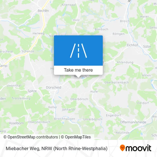 Карта Miebacher Weg