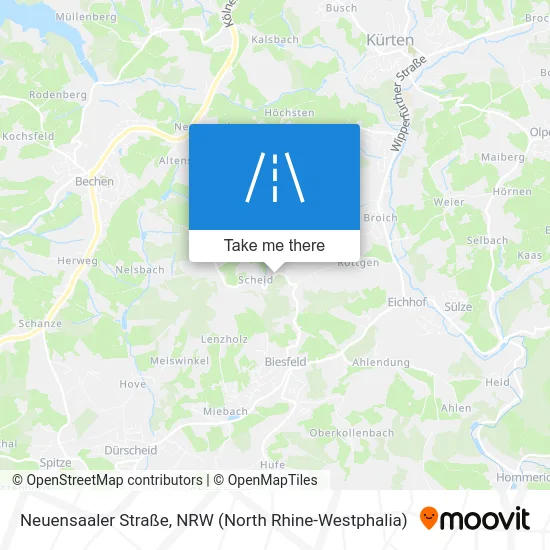 Neuensaaler Straße map