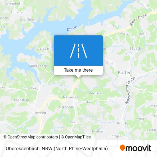 Карта Oberossenbach
