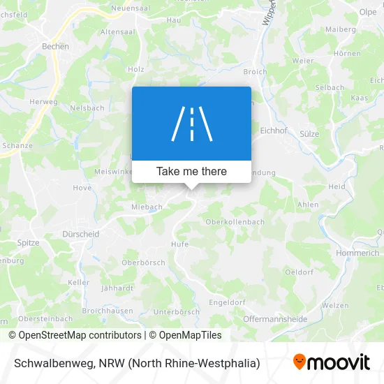 Schwalbenweg map