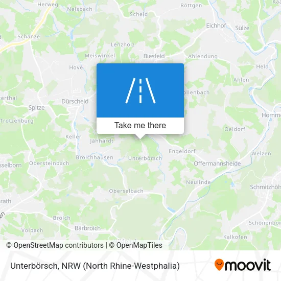 Карта Unterbörsch