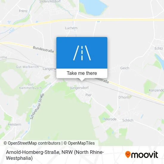 Карта Arnold-Homberg-Straße