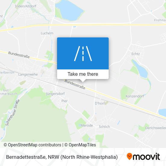 Bernadettestraße map